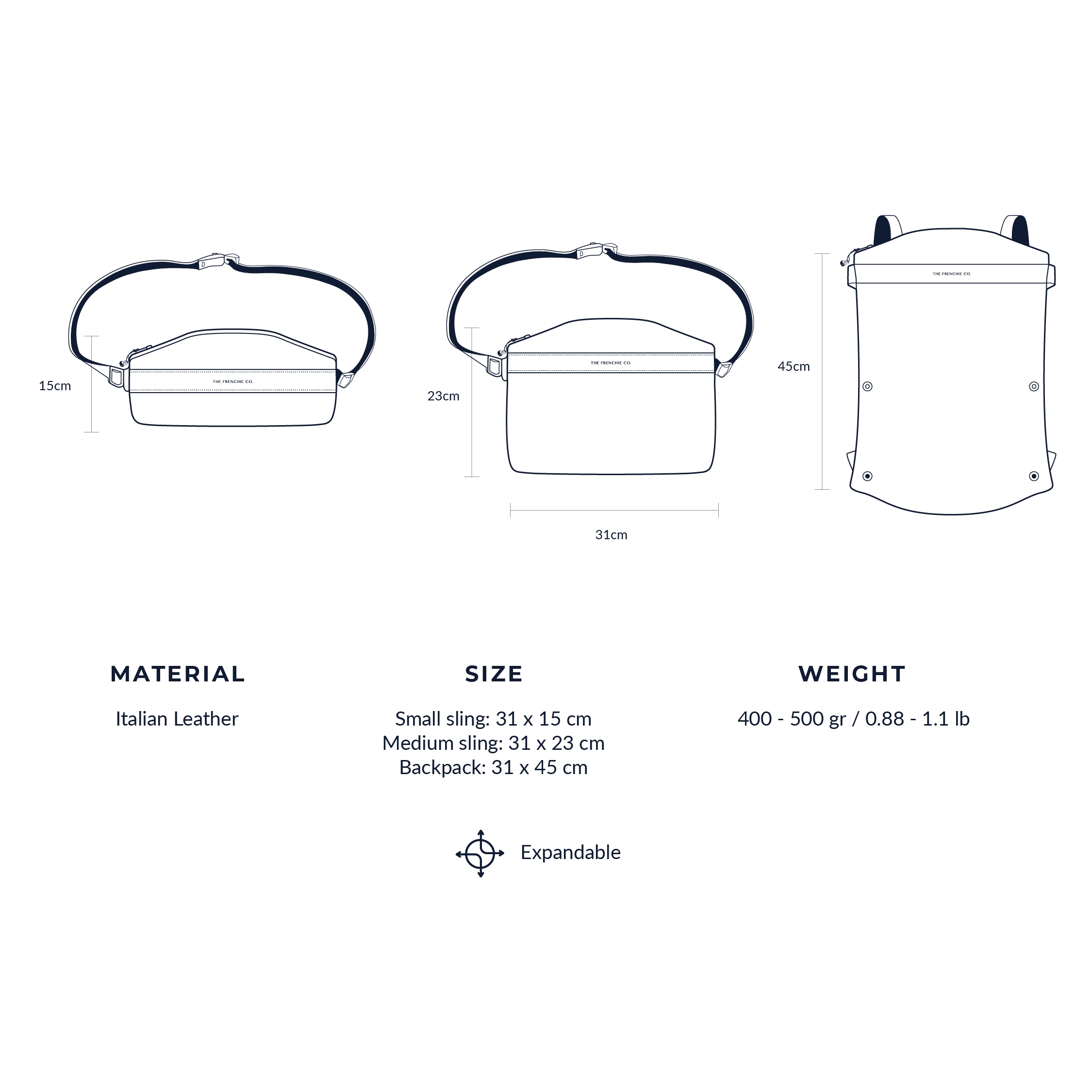 3 IN 1 SLING/BACKPACK - Image 25