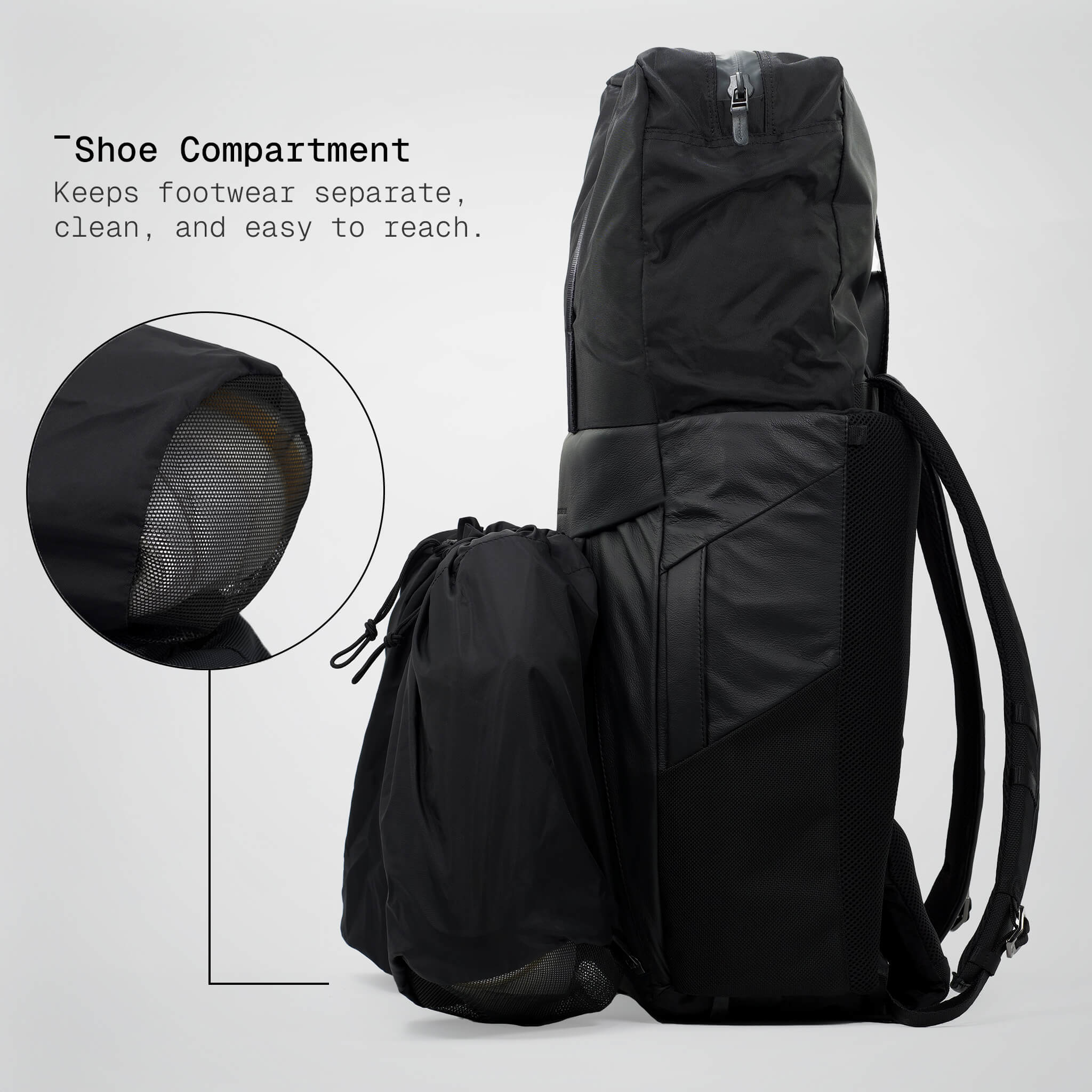 LEATHER ANTI-THEFT SPEED BACKPACK - Image 15
