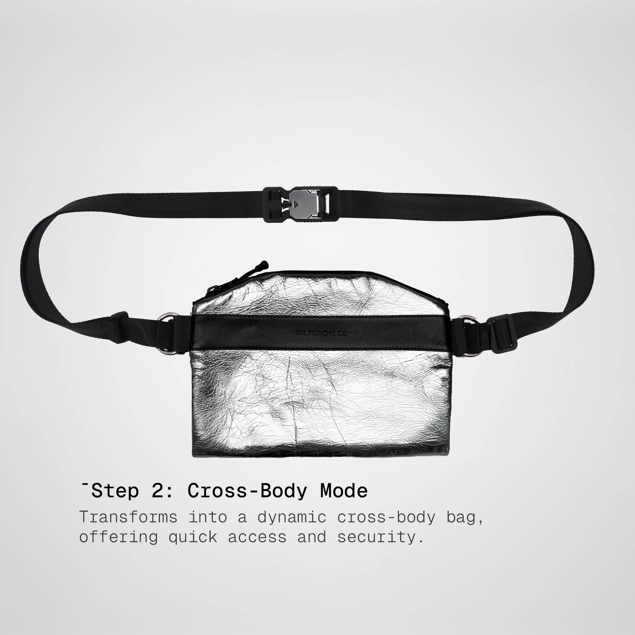 Silver Mini 3 in 1 Sling/Backpack - Limited Edition 30 units - Image 5