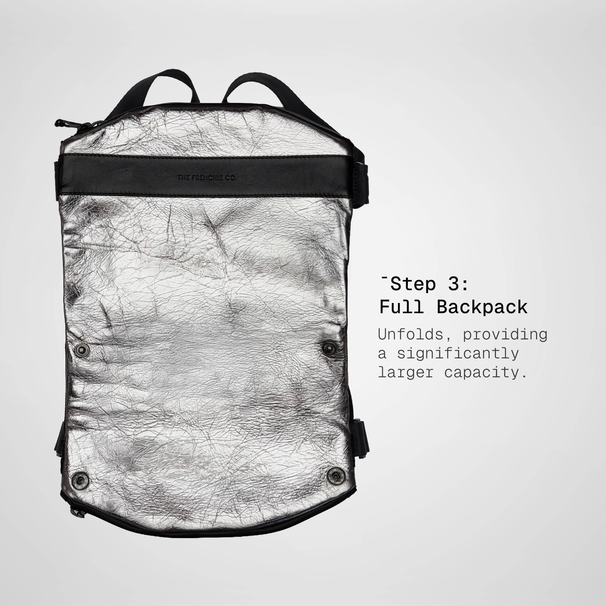 Silver Mini 3 in 1 Sling/Backpack - Limited Edition 30 units - Image 6